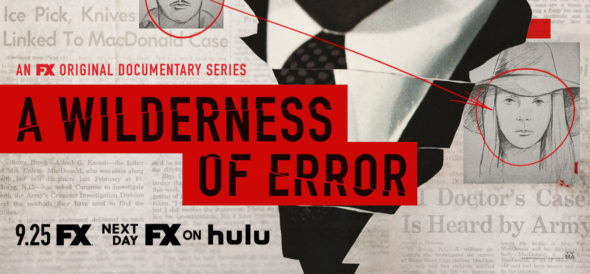 A Wilderness of Error TV show on FX: canceled or renewed?