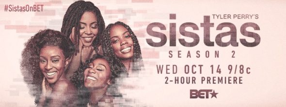 Tyler Perry's Sistas TV show on BET: season 2 ratings