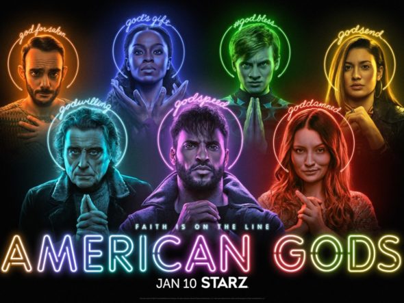 American Gods TV show on Starz: (canceled or renewed?)