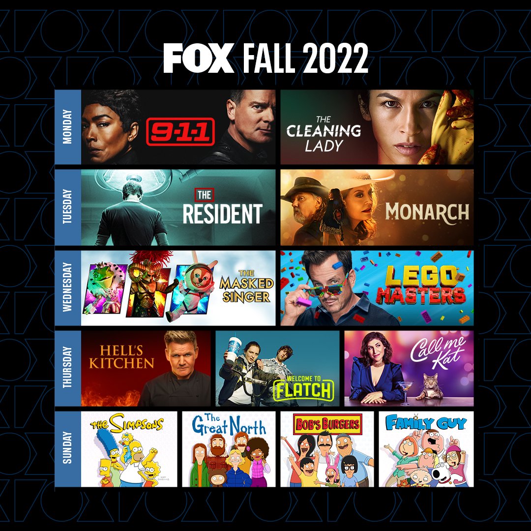 #9-1-1, The Cleaning Lady, Monarch, Call Me Kat: FOX Announces Fall 2022 TV Schedule and Premiere Dates