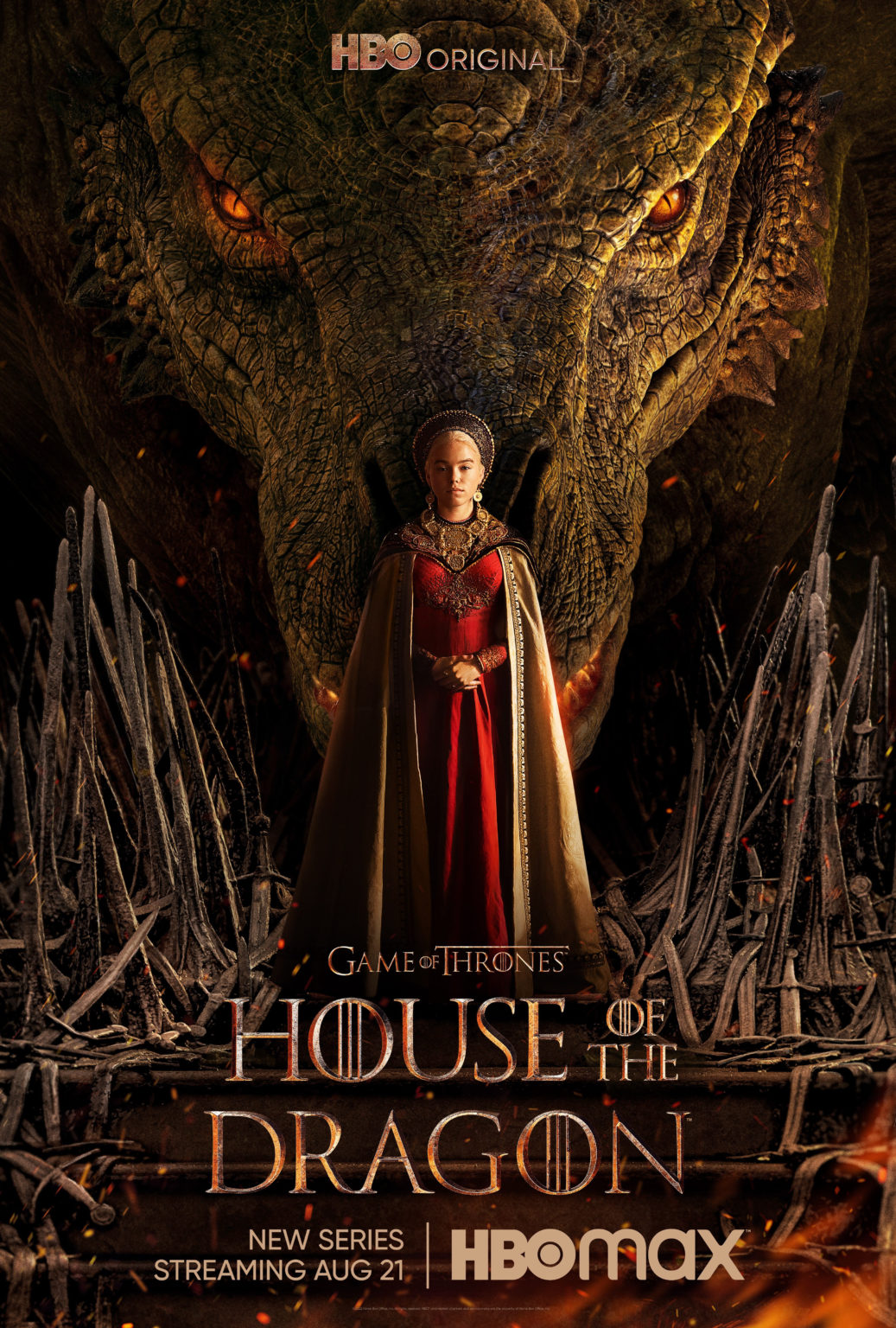 House of the Dragon HBO Releases Key Art for Game of Thrones Prequel