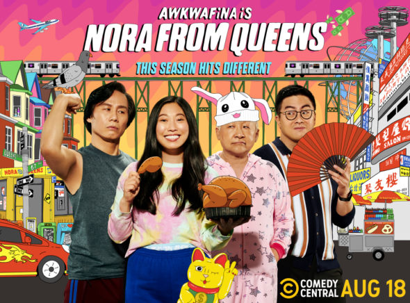 Awkwafina Is Nora from Queens TV show on Comedy Central: season 2 ratings 