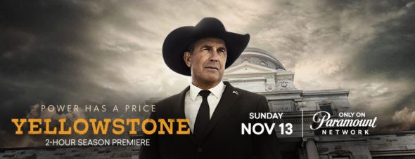 Yellowstone TV show on Paramount+: season 5 ratings