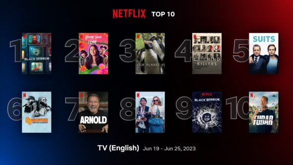 Netflix Top 10 English Language TV Series for week of June 19th