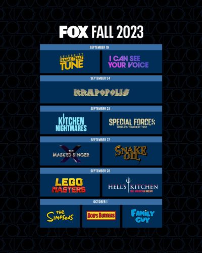 FOX Fall 2023 TV shows