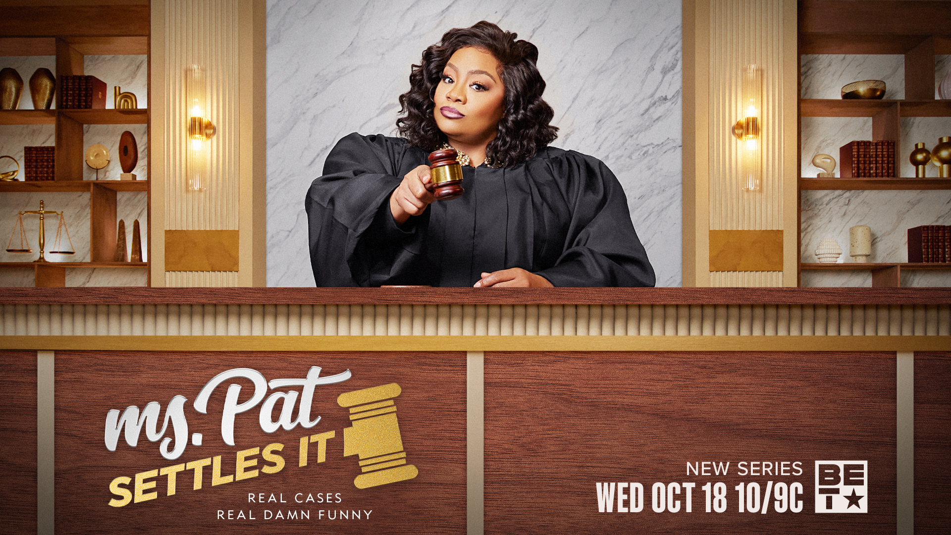#Ms. Pat Settles It: Comic Pat Williams Becomes a TV Judge for New BET Series