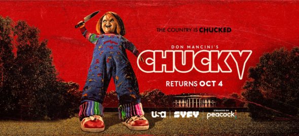 Chucky TV show on Syfy and USA Network: season 3 ratings