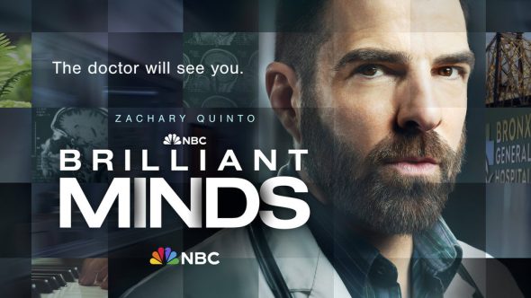 Brilliant Minds TV show on NBC: season 1 ratings (canceled or renewed for season 2?)