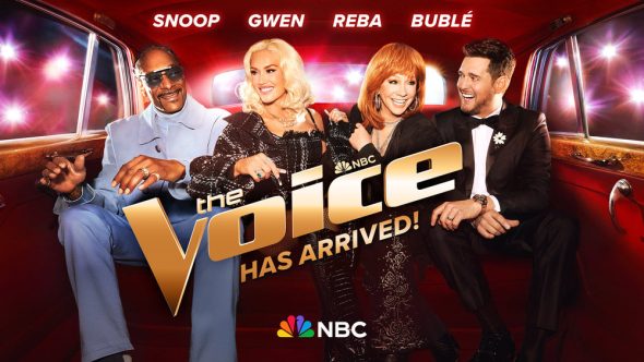 The Voice TV show on NBC: season 36 ratings (canceled or renewed for season 38?)