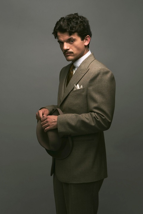 Hercule: BritBox Reveals First Look at Edward Bluemel as Agatha Christie Detective